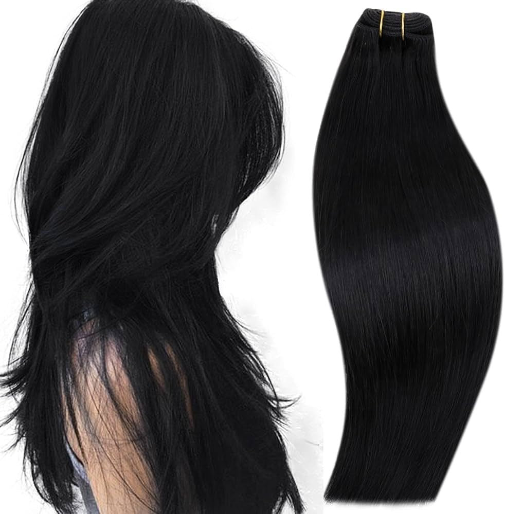 Weft Hair #1 Jet Black