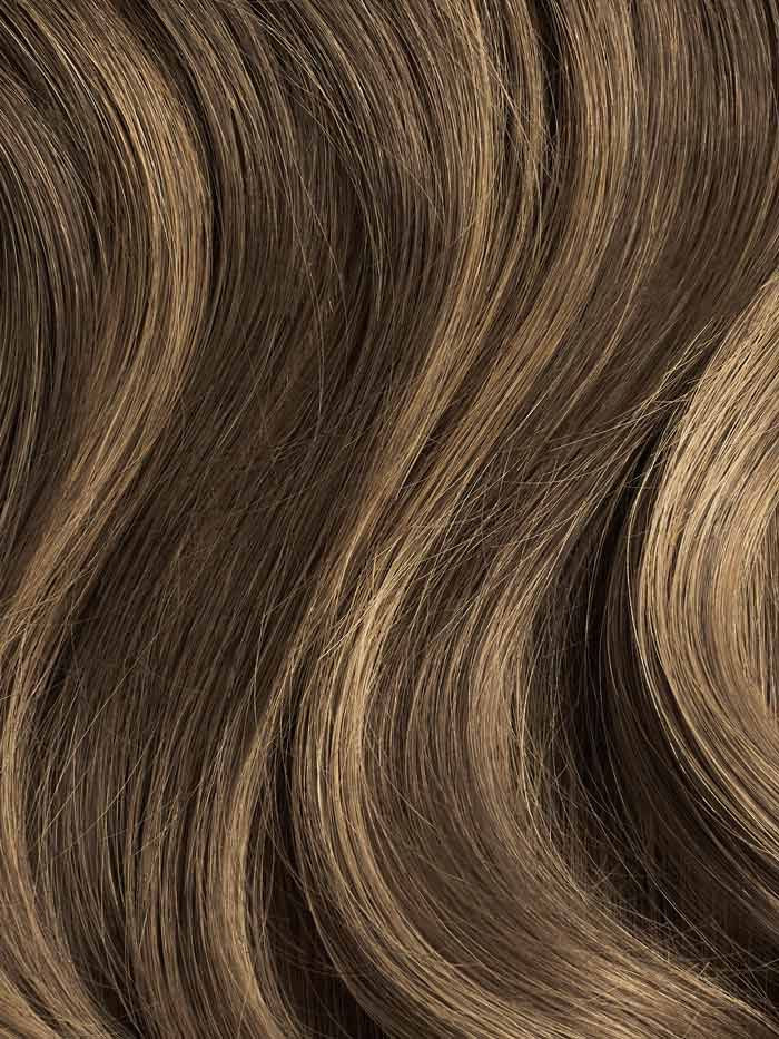 Weft Hair #2 Dark Brown & #18 Ash Blonde Highlights