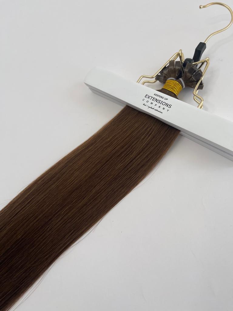 Weft Hair #4 Chocolate Brown