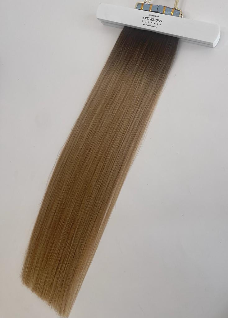 Weft Hair #2 Dark Brown & #27 Honey Blonde